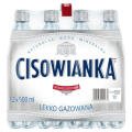 Cisowianka 0,5L x 12 sztuk, woda mineralna, w butelkach PET lekko gazowana 