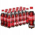 Coca Cola 0,5L, napój gazowany, w butelce PET 18 sztuk
