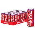 Coca Cola Cherry 0,33L, wiśniowy napój gazowany, w puszce 24 sztuki