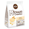 Cukierki w białej czekoladzie z kawałkami orzechów arachidowych Michałki Białe Wawel 245 g