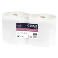 Czyściwo przemysłowe w rolce Lamix Ellis Professional 0802, biały papier celulozowy 2-warstwowy 2 rolki x 240 m