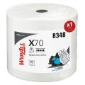 Czyściwo przemysłowe włókninowe wielokrotnego użytku Kimberly-Clark WypAll X70 Power Clean 8348, białe ściereczki 31 × 31,5 cm 1 rolka x 820 listki