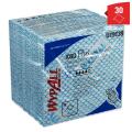 Czyściwo składane włókninowe Kimberly-Clark WypAll X80 Plus Critical Clean 19139, niebieskie ściereczki 35,5 x 33,5 cm 30 sztuk