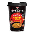 Danie instant z makaronem z sosem Oyakata w stylu Japońska Wołowina smak Wasabi, pikantne 93 g