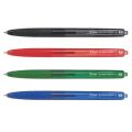 Długopis automatyczny z miękkim gripem Pilot Super Grip-G F, końcówka 0,7 mm, tusz olejowy czarny