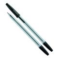 Długopis jednorazowy ze skuwką Office Products, 50 sztuk, końcówka 1,0 mm czarny