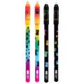 Długopis szkolny wymazywalny ze skuwką Happy Color Miaow!, końcówka 0,5 mm, miks wzorów niebieski