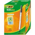 Długopis ze skuwką BIC Round Stick Ecolutions M 1,0 mm, karton 60 sztuk, jednorazowy czarny