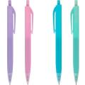 Długopis żelowy automatyczny APLI Nordik, mix pastelowych kolorów obudowy niebieski