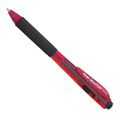 Długopis żelowy z gumowym uchwytem Pentel WOW! Gel K437CR, automatyczny, końcówka 0,7 mm czerwony