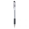 Długopis żelowy ze skuwką Pentel K116 Hybrid Gel Grip, końcówka 0,6 mm czarny