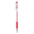 Długopis żelowy ze skuwką Pentel K116 Hybrid Gel Grip, końcówka 0,6 mm czerwony