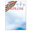 Dyplom ozdobny Olimpiada A4, papier satynowany 250g 20 arkuszy