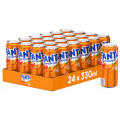 Fanta Zero 0,33L, pomarańczowy napój gazowany bez cukru, w puszce 24 sztuki