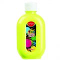 Farba plakatowa neonowa KEYROAD Poster Paint Fluo 300 ml, fluorescencyjna żółty