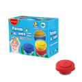 Farby do malowania palcami KEYROAD, plastikowe słoiczki 25 ml 6 kolorów