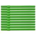 Flamaster biurowy Office Products, końcówka 1 mm, 10 sztuk zielony