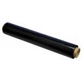 Folia stretch Office Products 23 mikrony, szerokość 50 cm, czarna rolka 1,2 kg
