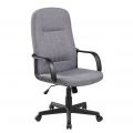 Fotel biurowy z tkaniną membranową Malta Office Products, obrotowy z mechanizmem TILT szary