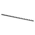 Grzbiety do bindowania Office Products 8 mm, do 45 kartek, plastikowe, 100 sztuk czarny