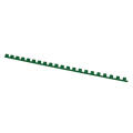 Grzbiety do bindowania Office Products 8 mm, do 45 kartek, plastikowe, 100 sztuk zielone