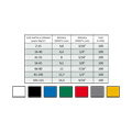 Grzbiety do oprawy drutowej, 9/16", skok 3:1, 100 sztuk czarne