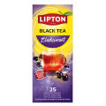 Herbata czarna Lipton Feel Good Selection Refresh Blackcurrant, aromatyzowana, torebki w kopertach 25 kopert
