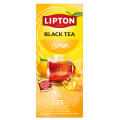 Herbata czarna Lipton Feel Good Selection Refresh Lemon, aromatyzowana, torebki w kopertach 25 kopert