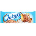 Jeżyki Jutrzenka, herbatniki z karmelem i bakaliami w czekoladzie mlecznej, 140g Kokos