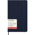 Kalendarz książkowy format 13x21 cm dzienny 2027 Moleskine Classic Planner Large, oprawa twarda sapphire blue