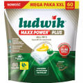 Kapsułki do zmywarek Ludwik All in 1 Maxx Power Plus Lemon, tabletki 60 sztuk