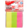Karteczki indeksujące Office Products 26 x 76 mm, papierowe zakładki, 300 sztuk, zawieszka 3 kolory
