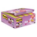 Karteczki samoprzylepne Post-it Super Sticky 47,6 x 47,6 mm, 3 kolory bloczków 24 x 90 kartek