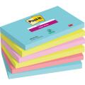 Karteczki samoprzylepne Post-it Super Sticky 76 x 127 mm, kolekcja Cosmic, 4 kolory bloczków 6 x 90 kartek