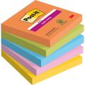 Karteczki samoprzylepne Post-it Super Sticky 76 x 76 mm, kolekcja Boost, 5 kolorów bloczków 5 x 90 kartek