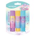 Klej w sztyfcie KEYROAD Pastel Glue Stick PVP, blister 3 x 9 g
