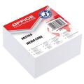 Kostka białych karteczek nieklejonych Office Products Memo Cube 85 x 85 x 40 mm, papierowy notes biały