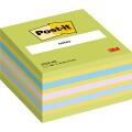 Kostka karteczek samoprzylepnych Post-it 76 x 76 mm, niebieskie i zielone 450 kartek