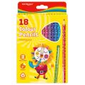 Kredki ołówkowe drewniane KEYROAD Colour Pencils, trójkątne 18 kolorów