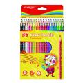 Kredki ołówkowe drewniane KEYROAD Colour Pencils, trójkątne 36 kolorów