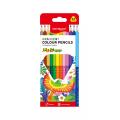 Kredki ołówkowe dwukolorowe KEYROAD Gradient Colour Pencils, trójkątne 12 kolorów