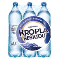 Kropla Beskidu 1,5L x 6 sztuk, woda mineralna w butelkach PET gazowana
