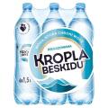 Kropla Beskidu 1,5L x 6 sztuk, woda mineralna w butelkach PET niegazowana