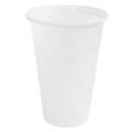 Kubki plastikowe Office Products 200 ml x 100 sztuk, do napojów gorących i zimnych białe