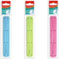 Linijka szkolna elastyczna KEYROAD Flexible Ruler, miks kolorów 15 cm