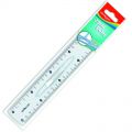 Linijka szkolna z uchwytem KEYROAD Easy To Take, transparentna 20 cm