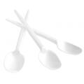 Łyżeczki plastikowe Office Products 12 cm, białe sztućce jednorazowe 100 sztuk