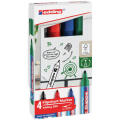 Marker do flipchartów Edding E380, okrągła końcówka 1,5 - 3 mm, zestaw 4 kolory