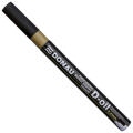Marker olejowy pernamentny Donau D-Oil, okrągła końcówka 2,2 mm, tusz wodoodporny do renowacji napisów na nagrobkach złoty
