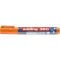 Marker suchościeralny Edding E-360, do białych tablic, okrągła końcówka 1,5-3 mm pomarańczowy